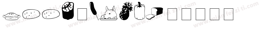 food krgc字体转换